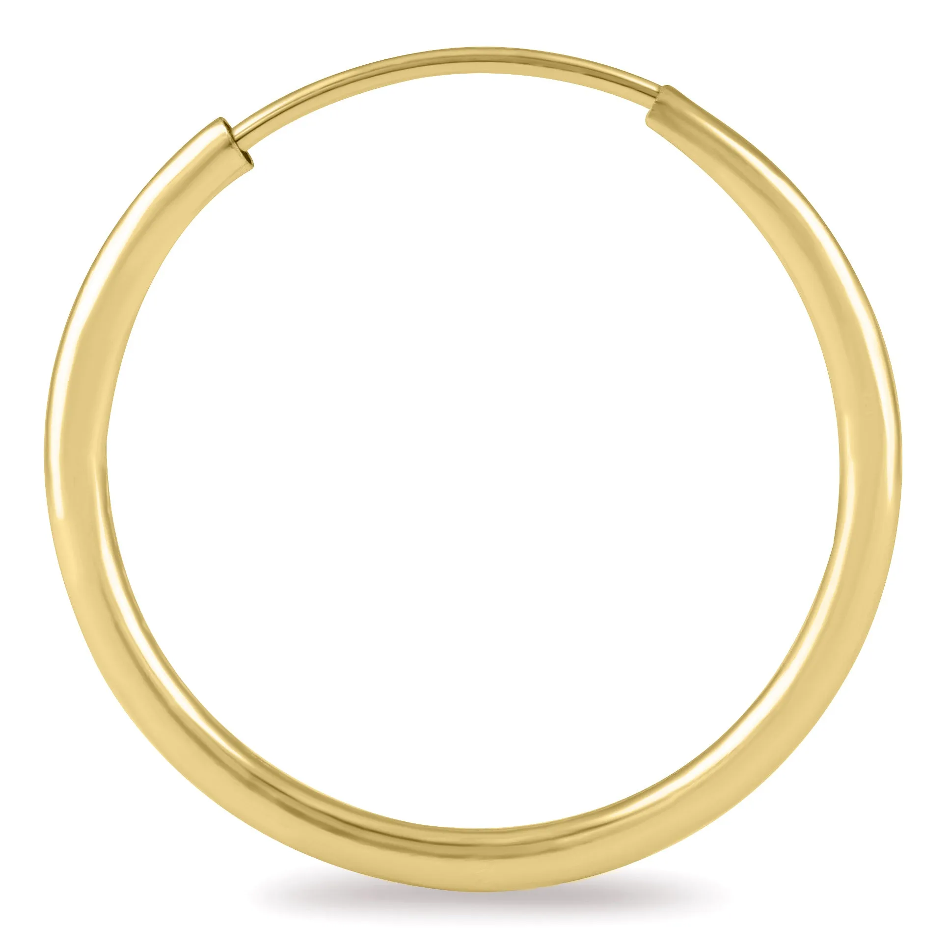 20Mm Endless 14K Yellow Gold Filled Thin Hoop Earrings